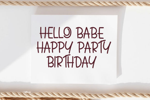 Baby Voice Font - Preview 2