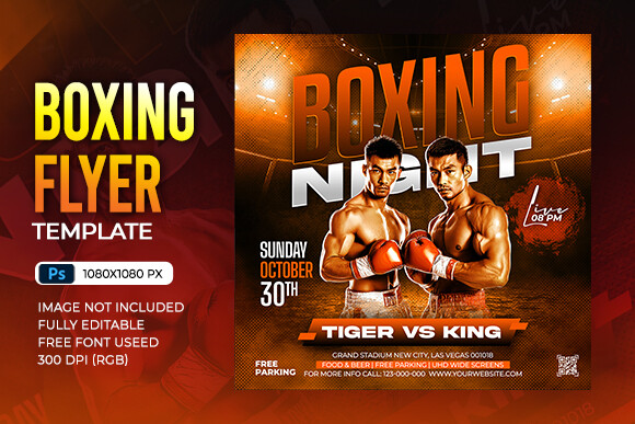 Boxing Flyer Graphic by Artonix · Creative Fabrica