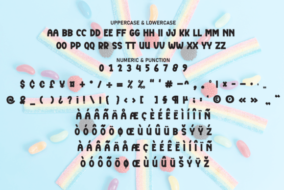 Candy Rainbow Font - Preview 6