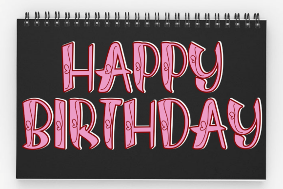 Honey Baby Font PNG with transparent background - Preview 2