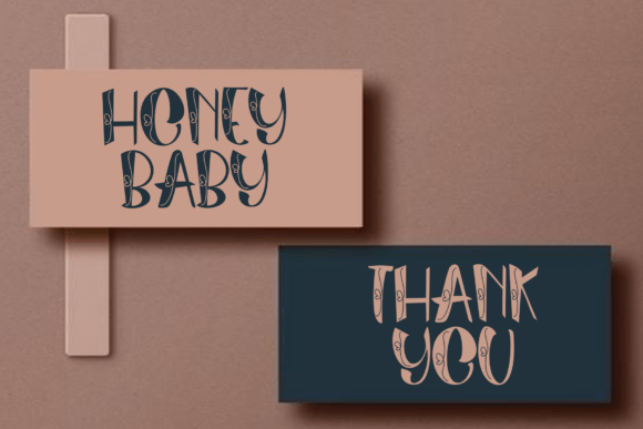 Honey Baby Font PNG with transparent background - Preview 5