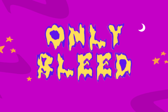 Novox Melted Font PNG with transparent background - Preview 1