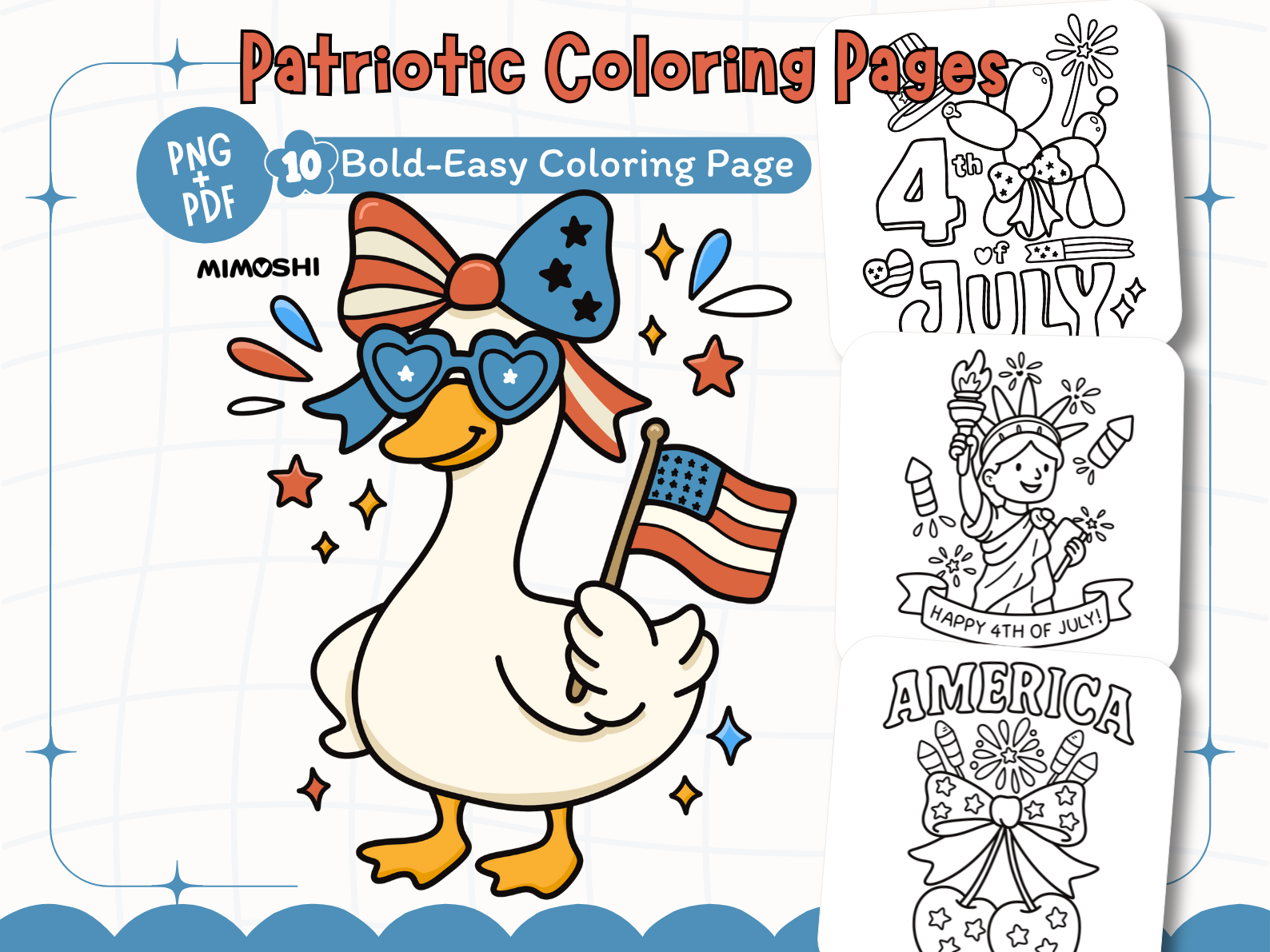 4th of July Coloring Pages