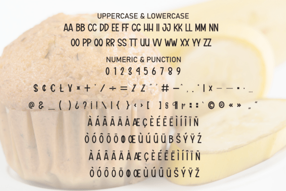 Banana Cupcake Font - Preview 6