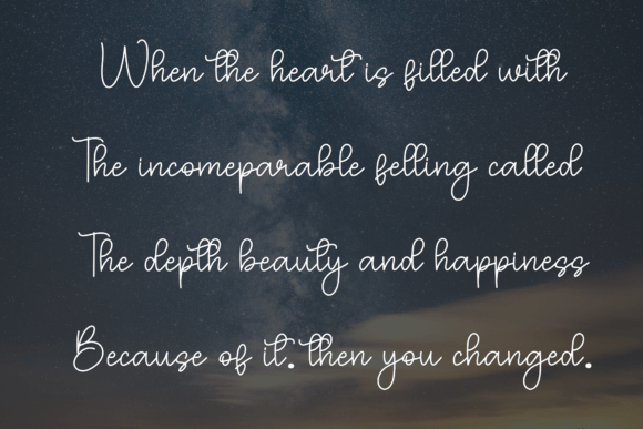 Beautiful Homemade Font - Preview 6