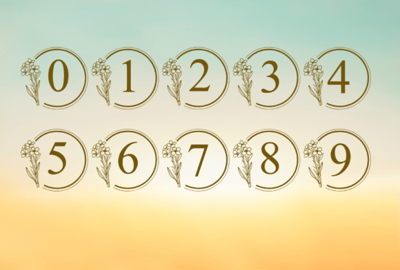 Beauty Monogram Font PNG with transparent background - Preview 2
