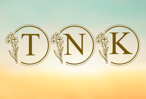 Beauty Monogram Font PNG with transparent background - Preview 5
