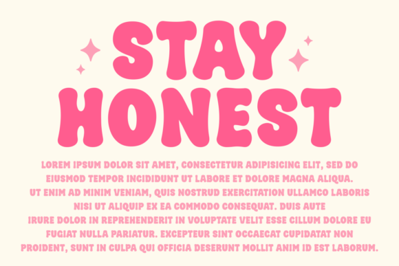 Bright Thicker Font - Preview 2