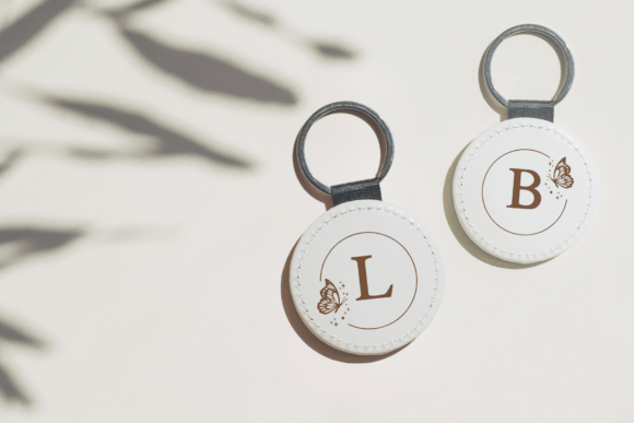 Butterfly Wink Monogram Font - Preview 4
