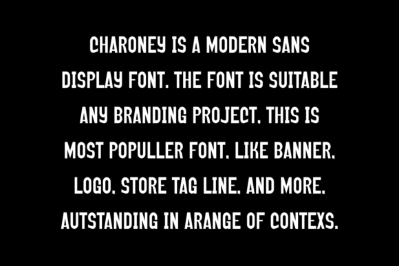 Charoney Font - Preview 3