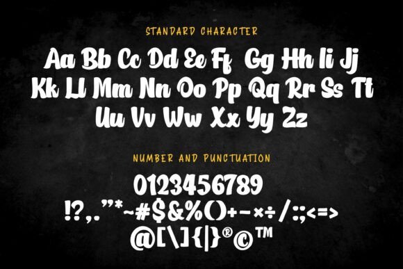 Chunky Shrimp Font PNG with transparent background - Preview 5
