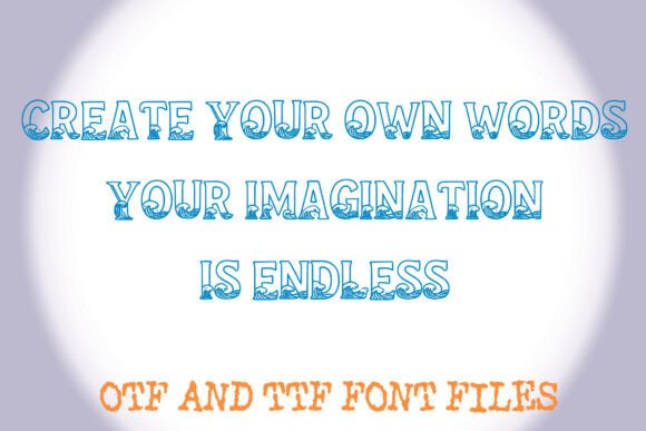 Coastal Waves Font - Preview 2