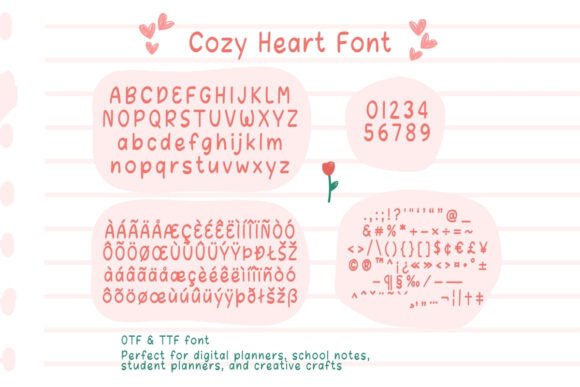 Cozy Heart Font - Preview 1