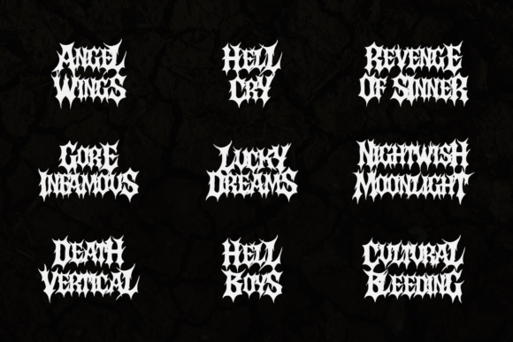 Darkness Font - Preview 3