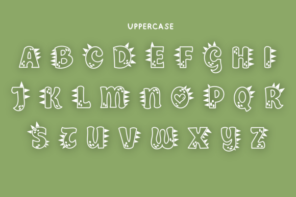 Dinosaur Cute Font - Preview 5