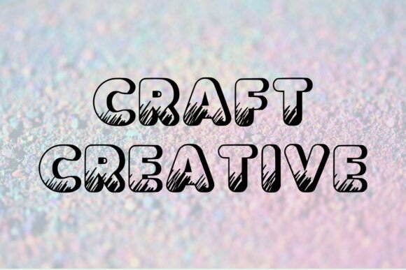 Doodle Chalk Font - Preview 1