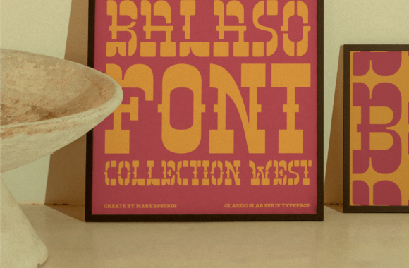 El Balaso Font PNG with transparent background - Preview 3