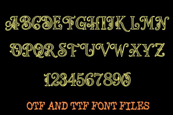 Fancy Steampunk Font - Preview 1