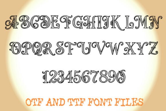 Fancy Steampunk Font - Preview 2