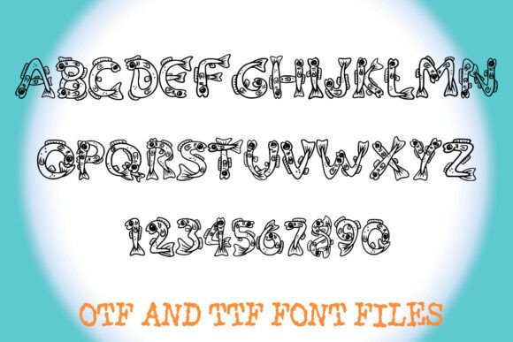 Fish Font - Preview 1