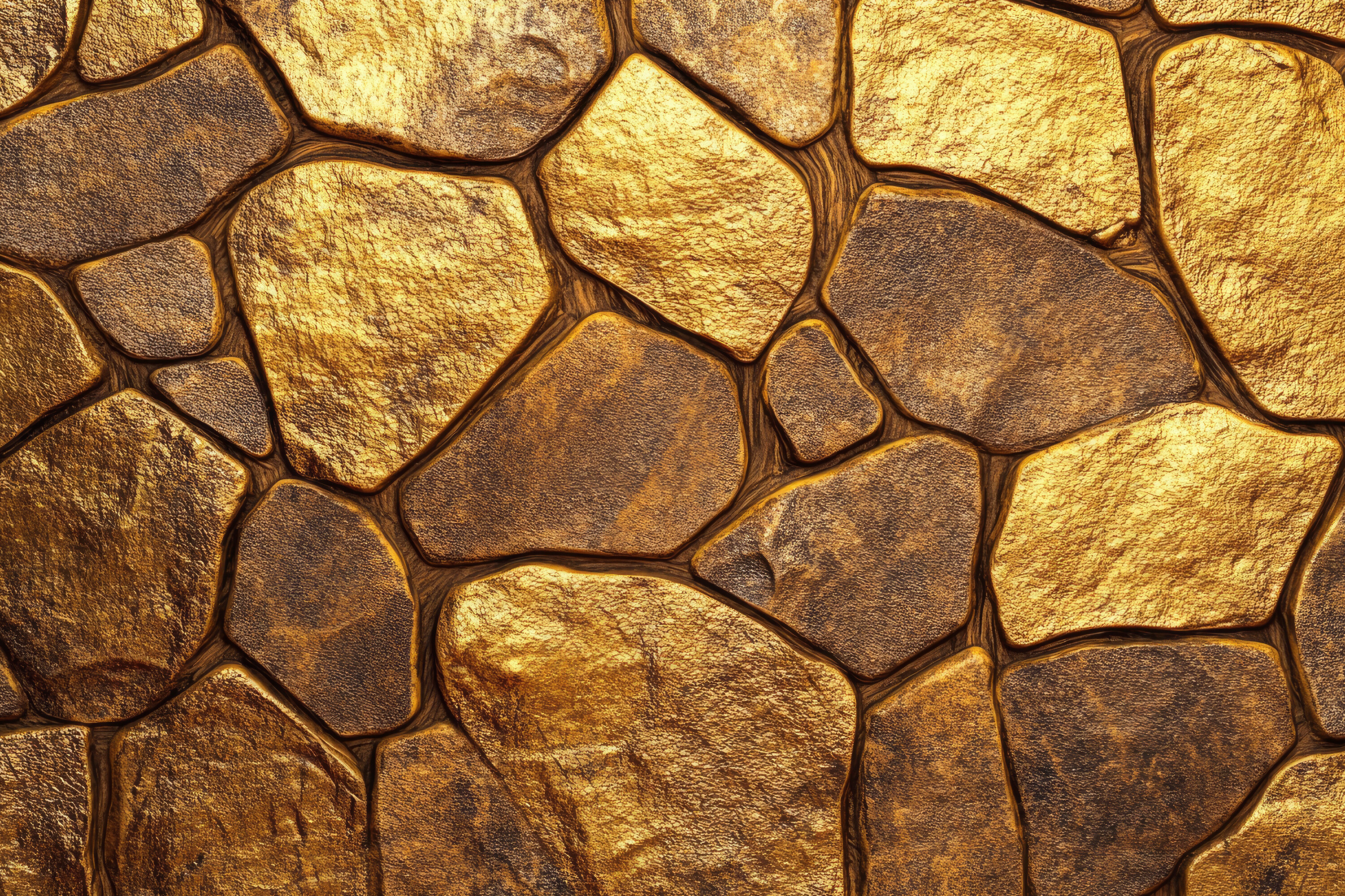 Golden Rocks Background Wallpaper Graphic by Creative World · Creative ...