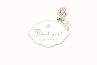 Goose Clipart – Cute Farm Animal PNG Graphic by Cozy Watercolor Studio ...