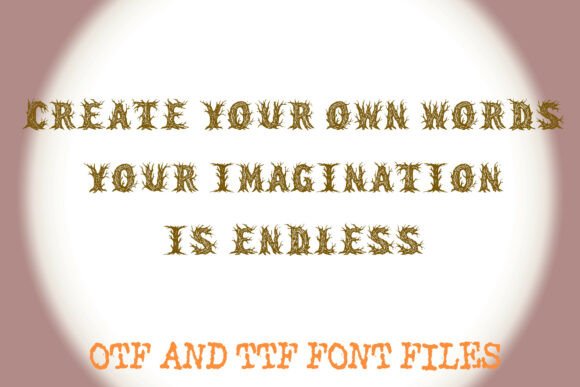 Haunted Trees Font - Preview 2