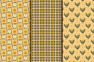 Retro Summer Abstract Seamless Patterns Graphic by Rin Green · Creative ...