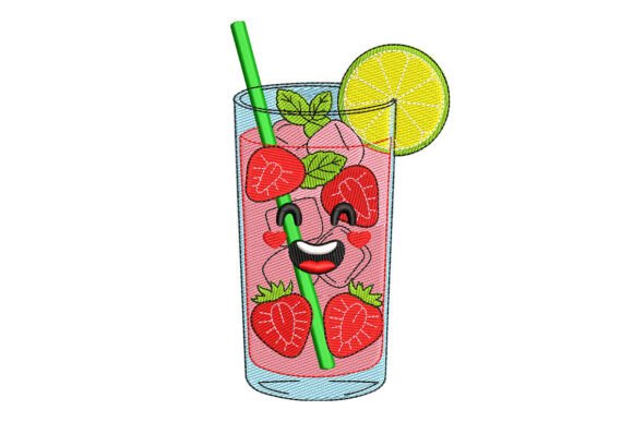 Summer Strawberry Mojito Cocktail