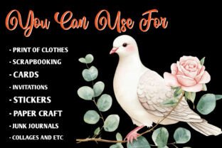 Summer Wedding Doves Clipart Graphic by Dreamshop · Creative Fabrica