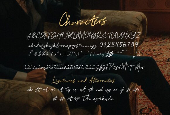 Adipati Pena Font - Preview 1