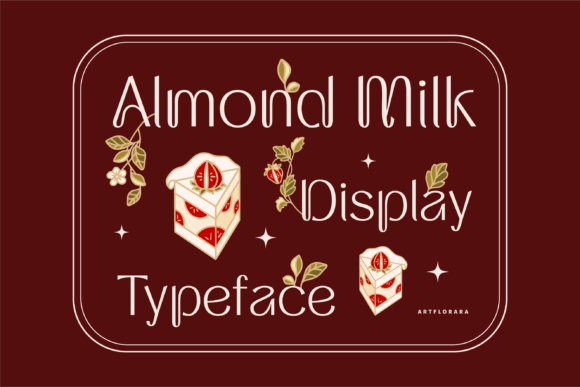 Almond Milk Font - Preview 4