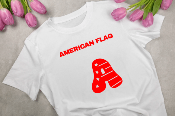 American Flag Font - Preview 3
