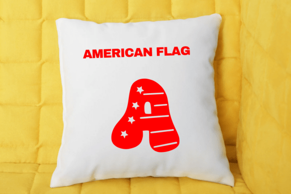 American Flag Font - Preview 5