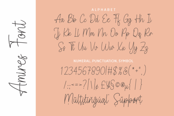 Amires Font - Preview 1