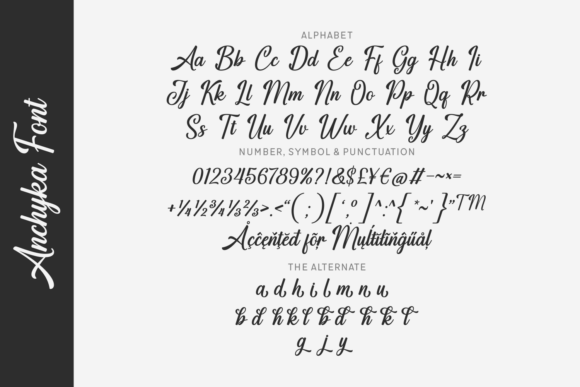Anchyka Font - Preview 3