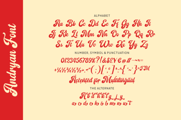 Andryan Font - Preview 3