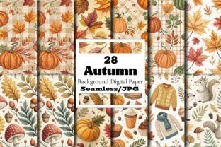 Autumn Seamless Pattern, Fall Patterns Graphic by Vintage · Creative ...