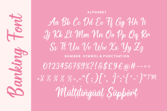Banking Font - Preview 3