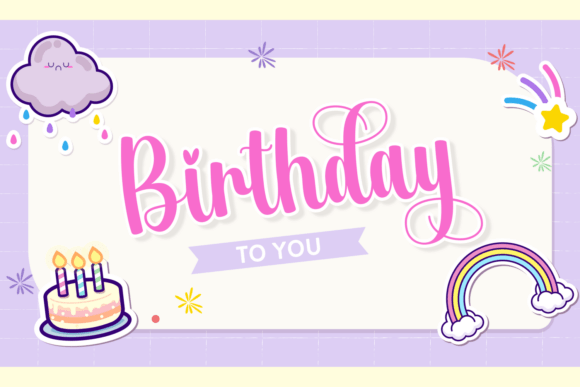 Beautifully Relationship Font PNG with transparent background - Preview 1