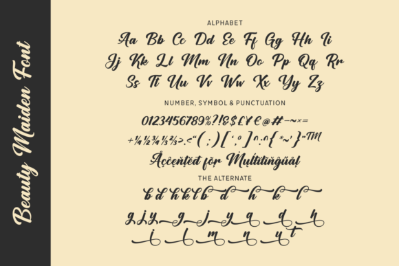 Beauty Maiden Font - Preview 3