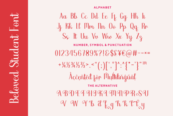 Beloved Student Font - Preview 5