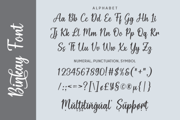 Binkay Font - Preview 2