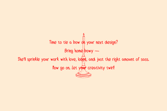 Bowy Font - Preview 6