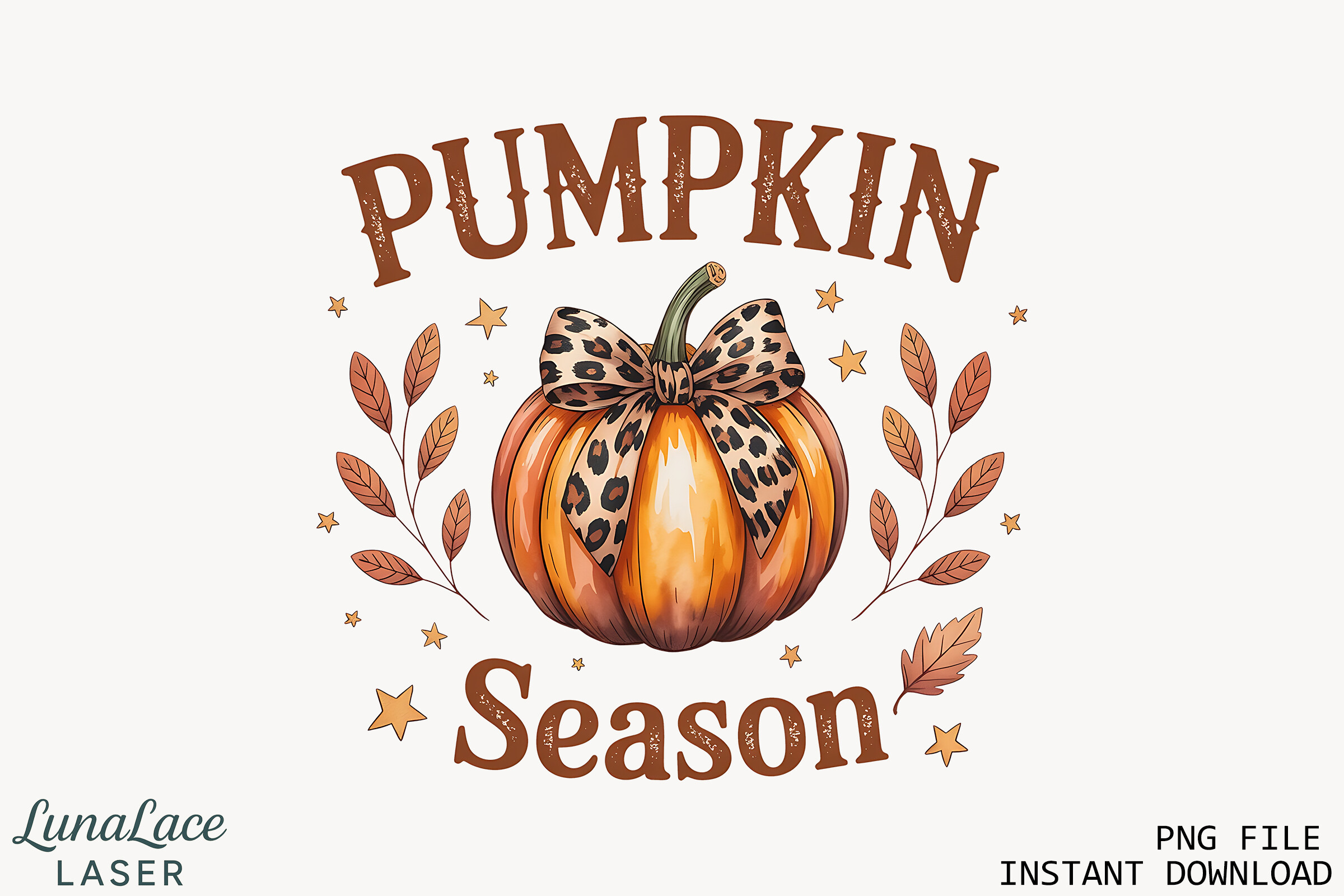Chic Pumpkin Season PNG Design Graphic by lunalacelaserds · Creative ...