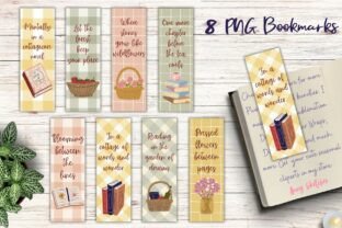 Cottagecore Aesthetic Bookmarks Bundle Graphic by Anny Sketches ...