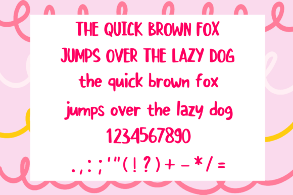 Cute Blog Marker Font PNG with transparent background - Preview 4