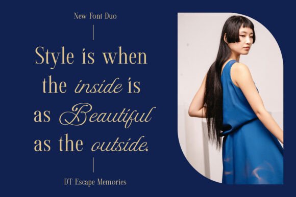 Dt Escape Memories Font - Preview 4