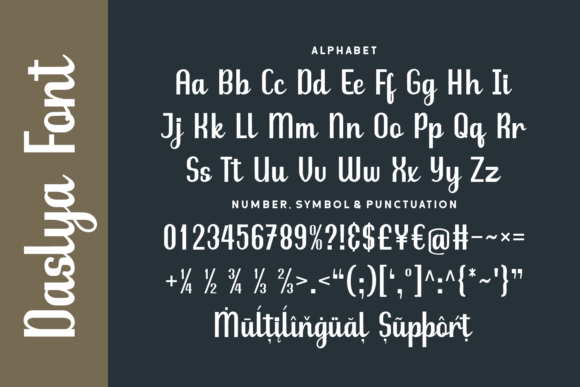 Daslya Font - Preview 3
