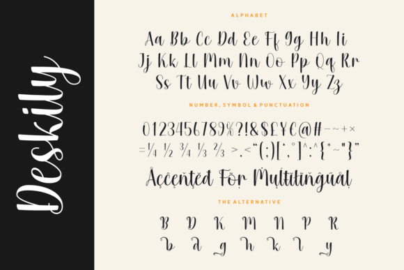 Deskily Font - Preview 3